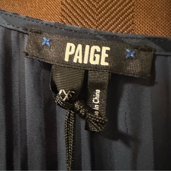 NWT PAIGE Donatella Thong Bodysuit in Dark Ink Blue reg $199 size XXS - Picture 6 of 9